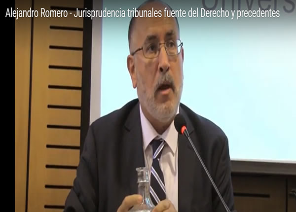 ALEJANDRO ROMERO - JURISPRUDENCIA TRIBUNALES FUENTES DEL DERECHO Y PRECEDENTE 