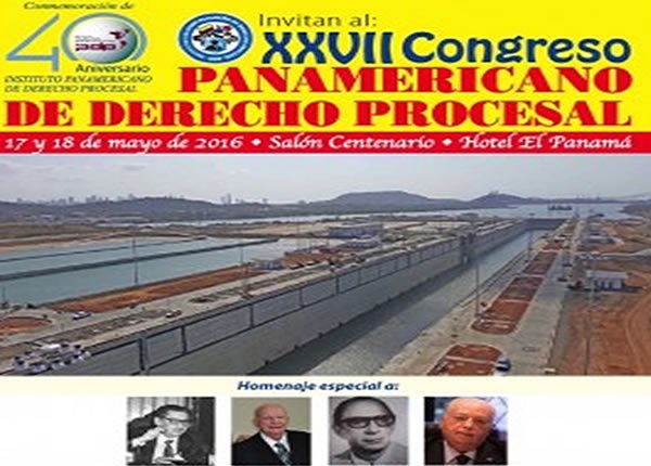XXVII CONGRESO PANAMERICANO DE DERECHO PROCESAL  PANAMÁ